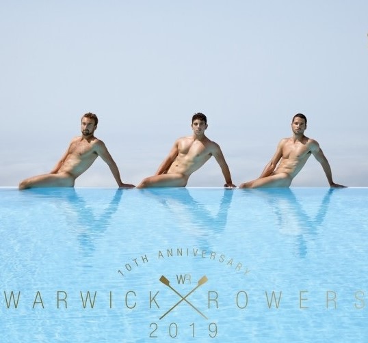 Warwick Rowers Making of 2019 Calendar Cover Front