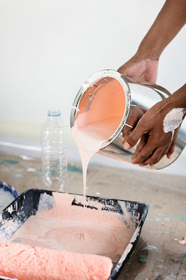 painting on plastered wall
