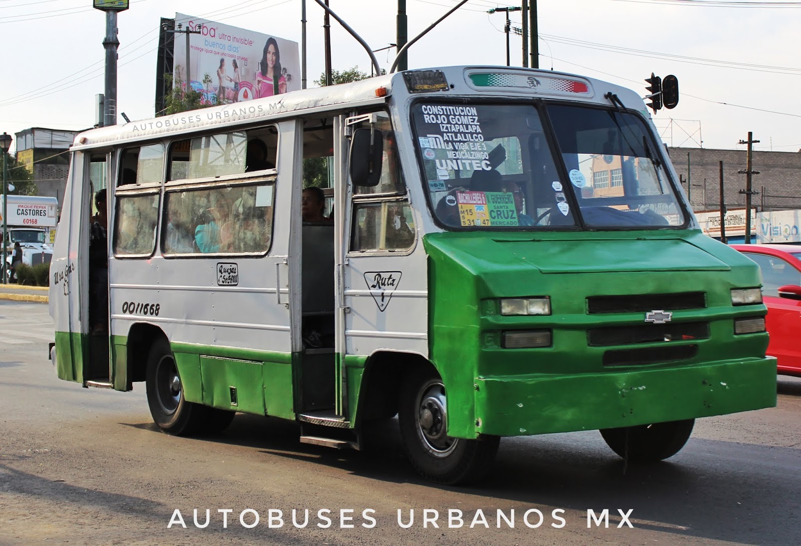 Transporte público, autobuses y microbuses CDMX.: Microbús Chevrolet Casa
