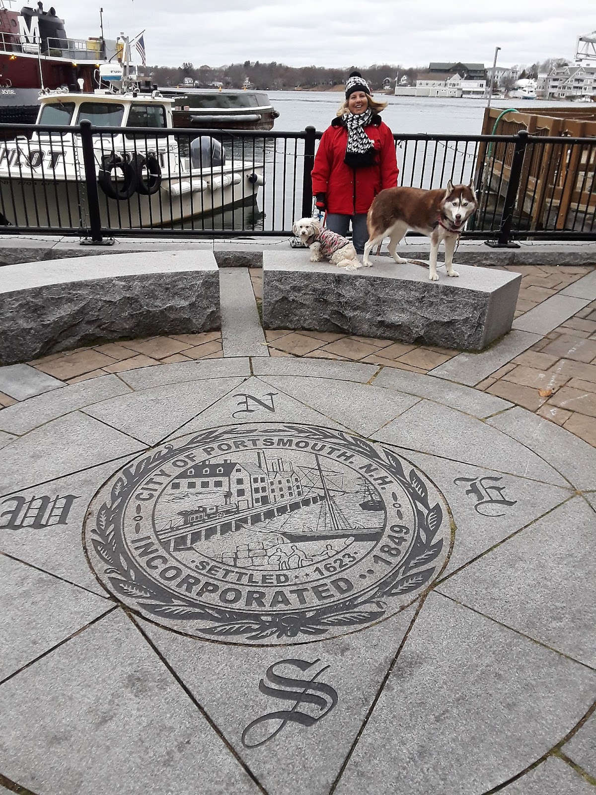 Dogs Luv Us and We Luv Them Dog Friendly New England town Portsmouth