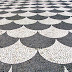 portuguese sidewalk, white bra