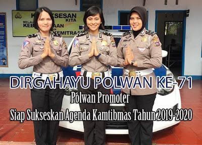 Wallpaper Polwan Cantik