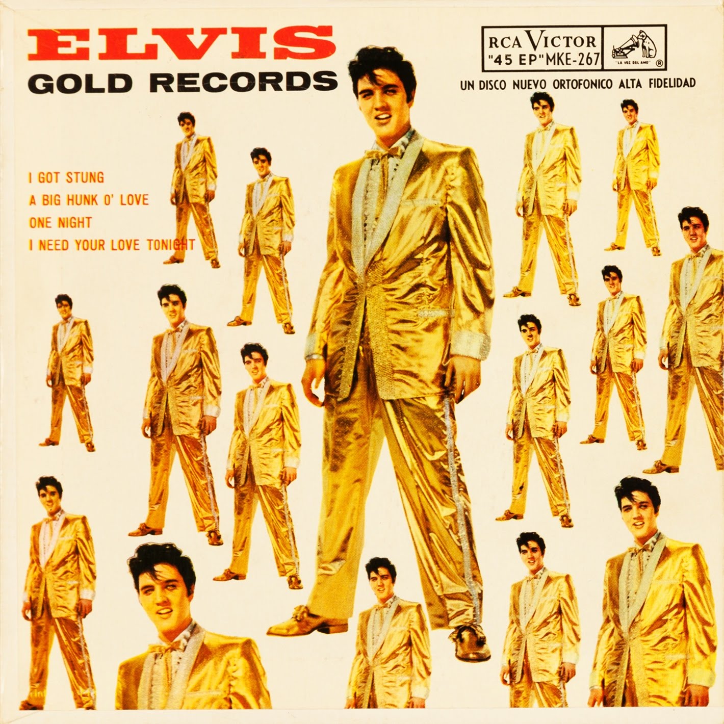 1959 Elvis Gold Records Elvis Presley (E.P) Rockronología