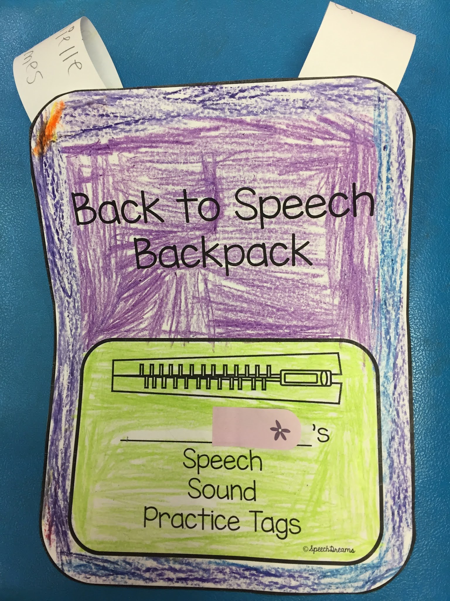 A Back to School Speech Therapy Backpack Craft Freebie  School speech  therapy, Back to school crafts for kids, Speech therapy crafts