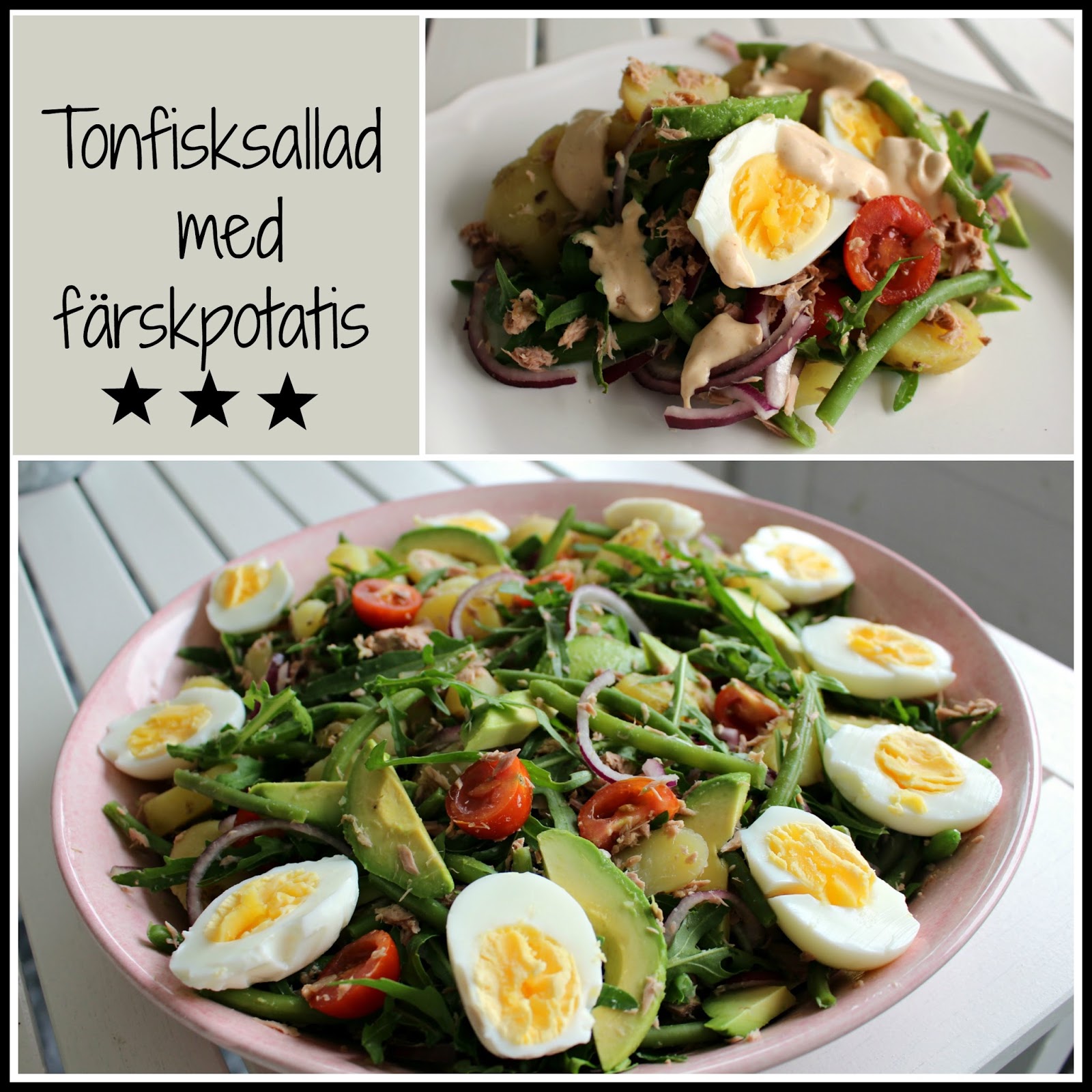 Linda´s Goda Tonfisksallad med färskpotatis och en krämig dressing