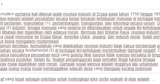 Contoh Soal Menyunting Isi Teks Cerita Sejarah Berdasarkan