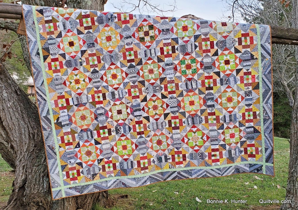 autumn patchwork quilt