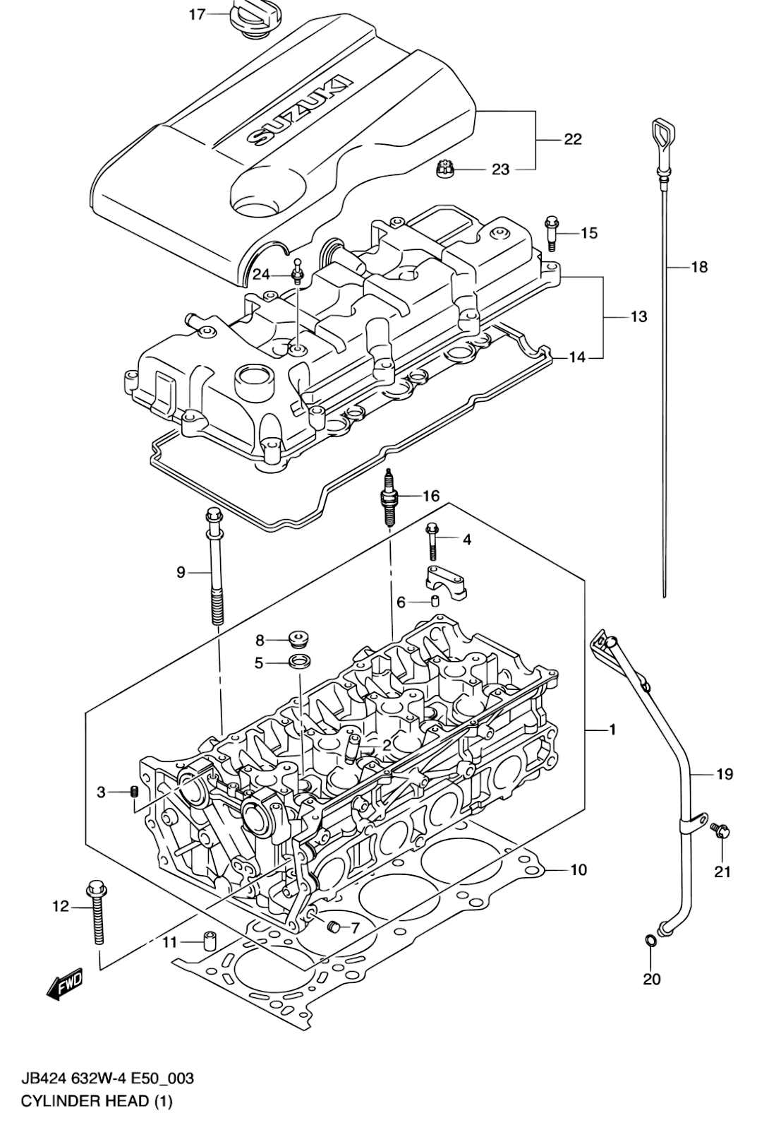 2003 Suzuki Grand Vitara Engine Diagram
