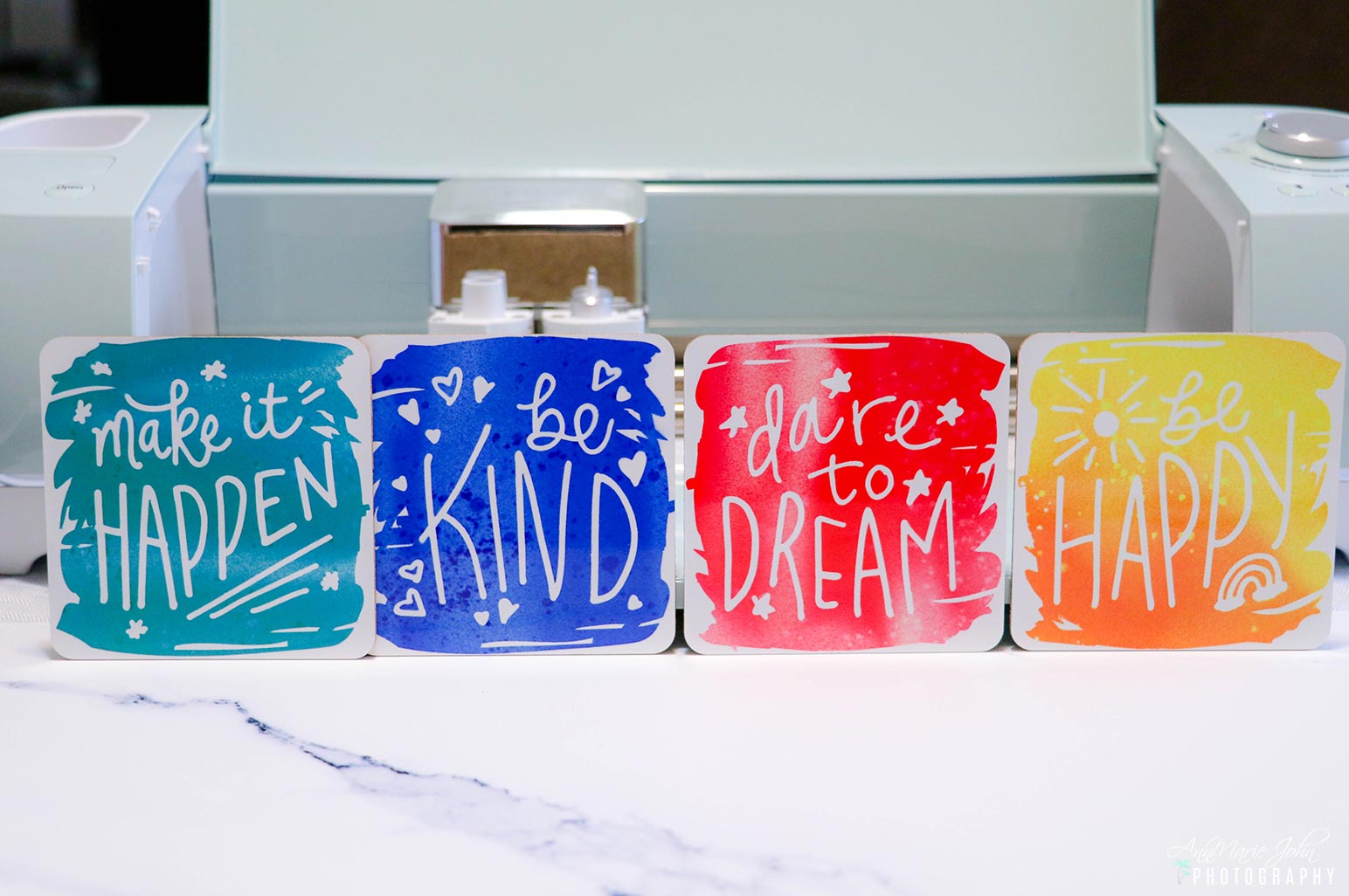 5 Reasons I ❤️My Cricut Explore Air 2 + Create Your Own Motivational Coasters ~ #CricutCreated