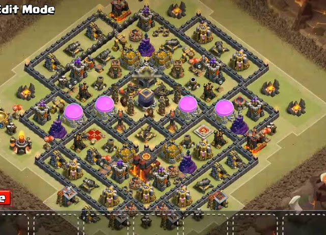 Base Town Hall 10 Clash of Clans Farming