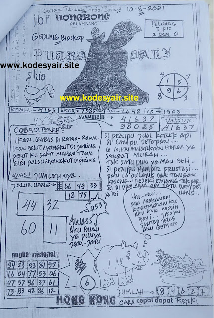 Forum Kode Syair Hongkong 10 Agustus 2021 Syair Togel