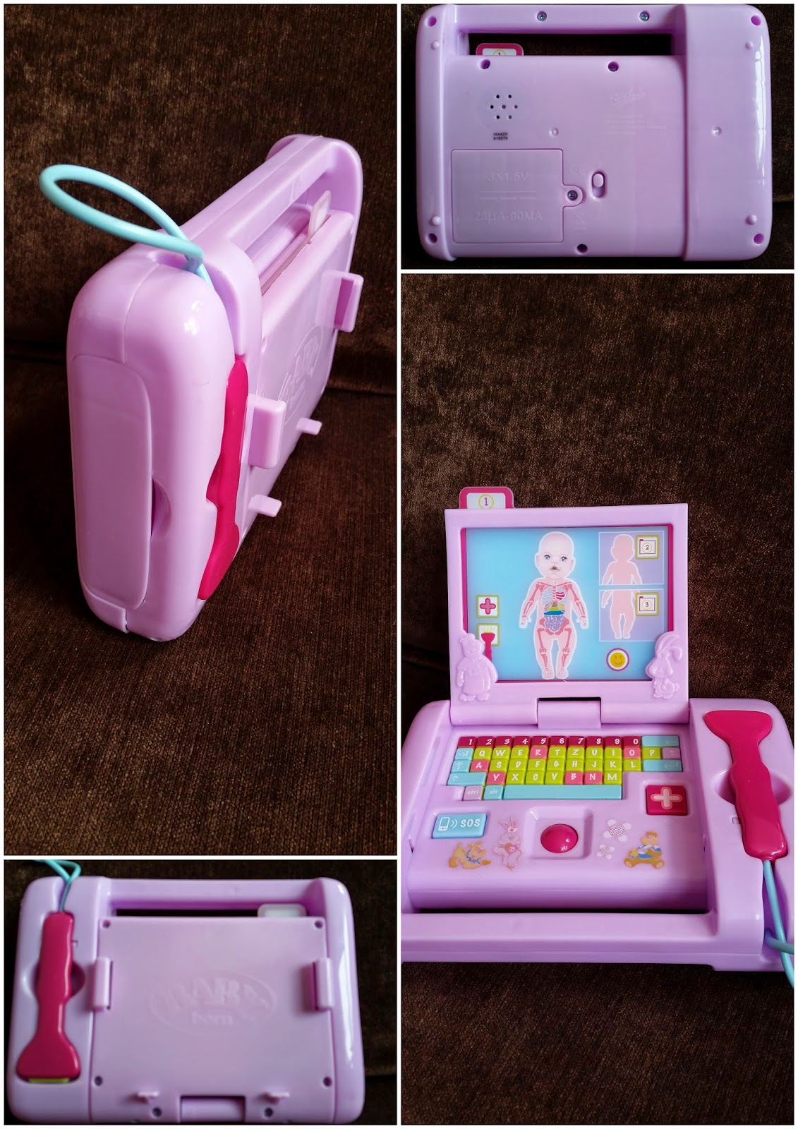 baby born interactive medical laptop
