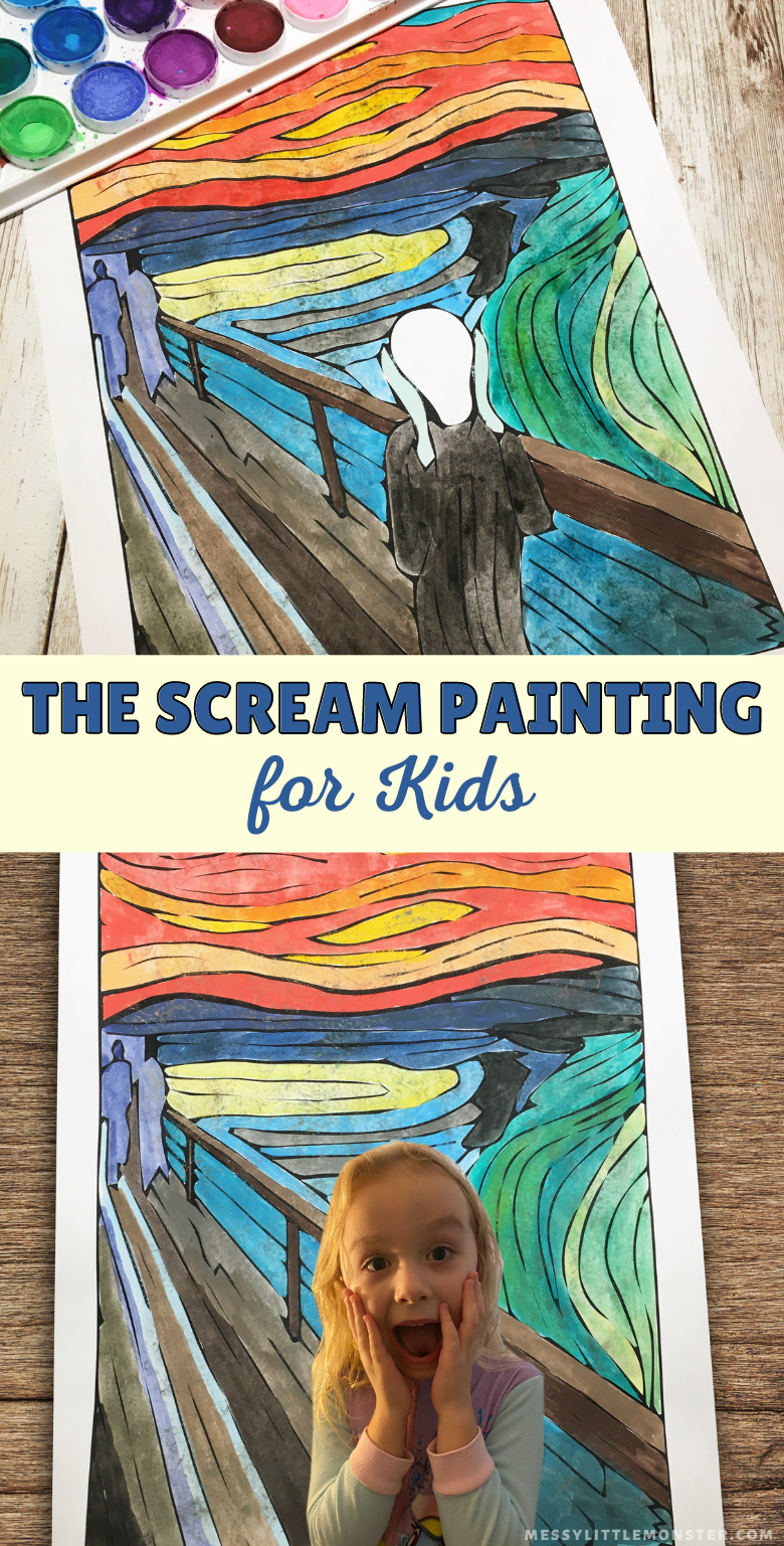 Details about   Iconic Rrtwork The Scream with Paper Instruction for Kids 106 Pieces Bricks 