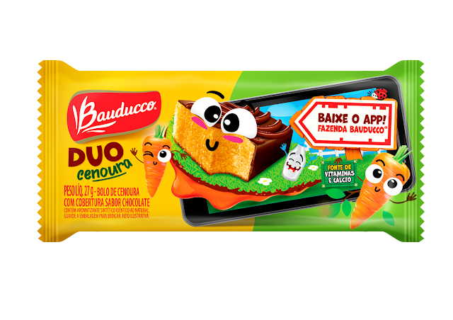 Duo Cenoura Bauducco - 27g Duo Cenoura Bauducco - 27g