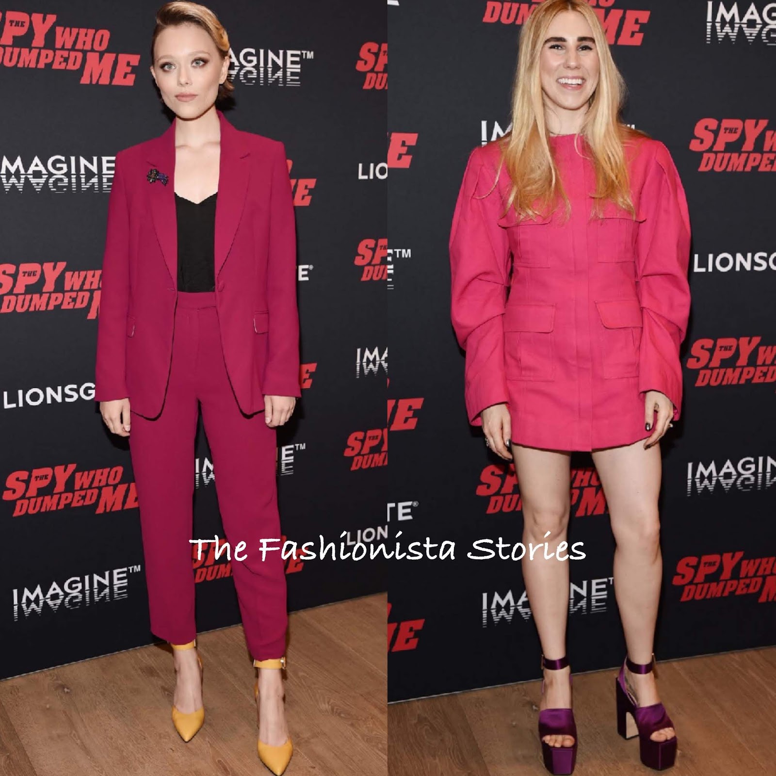 Mila Kunis, Kate McKinnon, Ivanna Sakhno & Zosia Mamet at 'The Spy Who