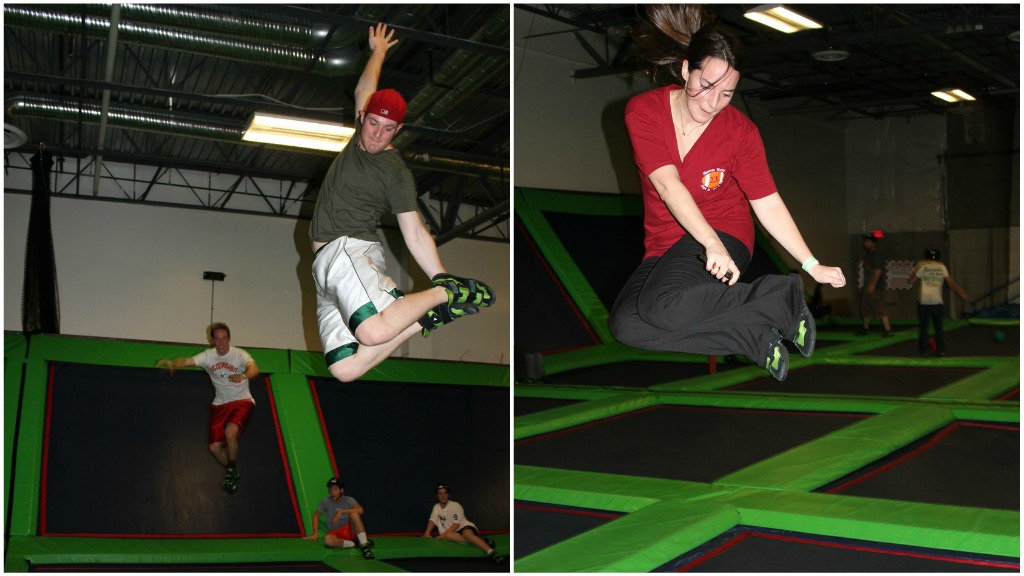 It's the little things in life... Rebounderz Trampoline place