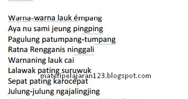 Conto Pupuh Sinom Kunci Soal