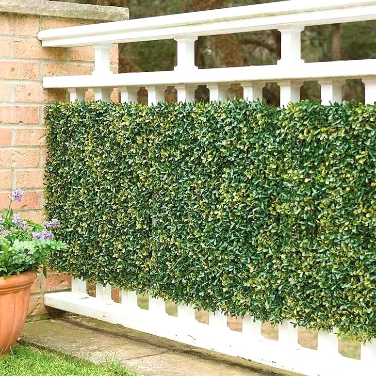 Amazing Artificial Green Grass Fence Walls Covering Hedge Engindaily