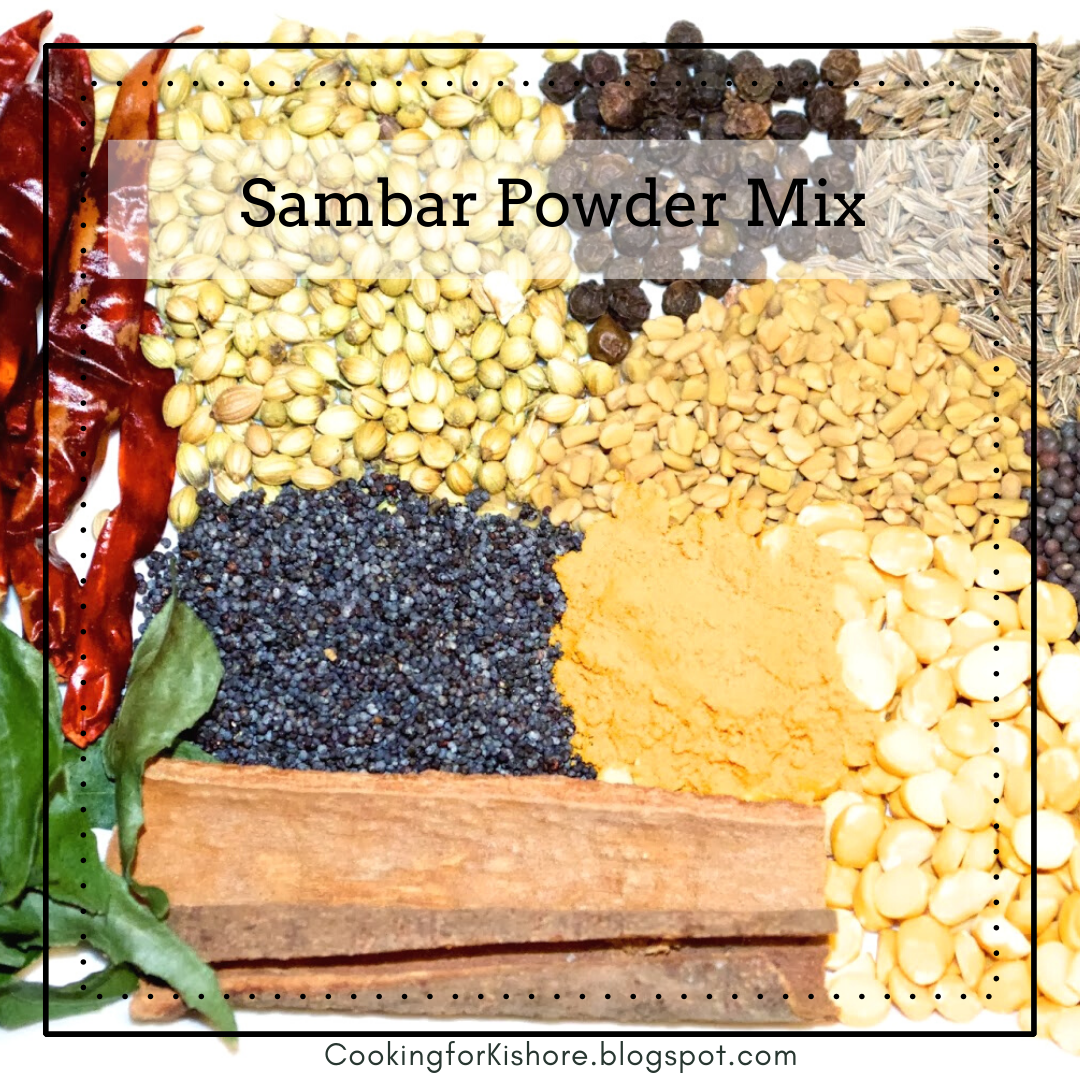 Sambar Powder - Cooking for Kishore