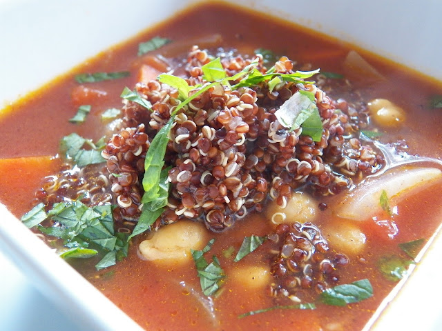 Moroccan Tomato and Chickpea Soup