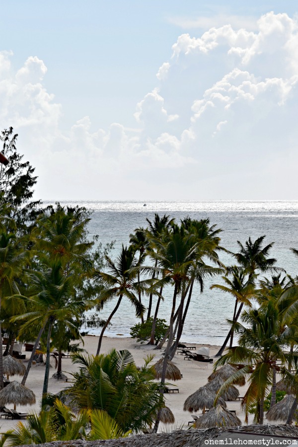 Beach view of the Secrets Cap Cana Resort in the Dominican Republic