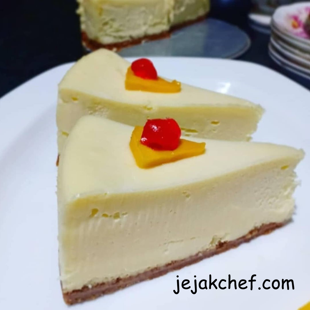 Resep NEW YORK CHEESE CAKE Enak, Lezat, Mudah, Sederhana