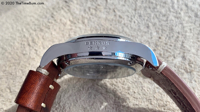 Benrus Heritage Field Watch side