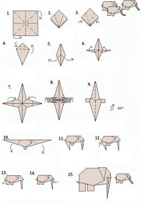origami elephant paper origami elephant paper