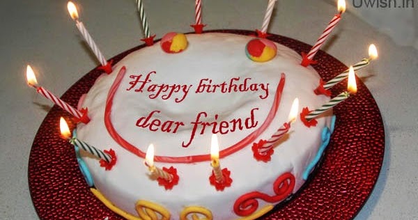 Happy Birthday Dear Friend Cake Images Happy Birthday Dear Friend With Smile On Cake | Uwish - Wishes And  Greetings For All Occasions.