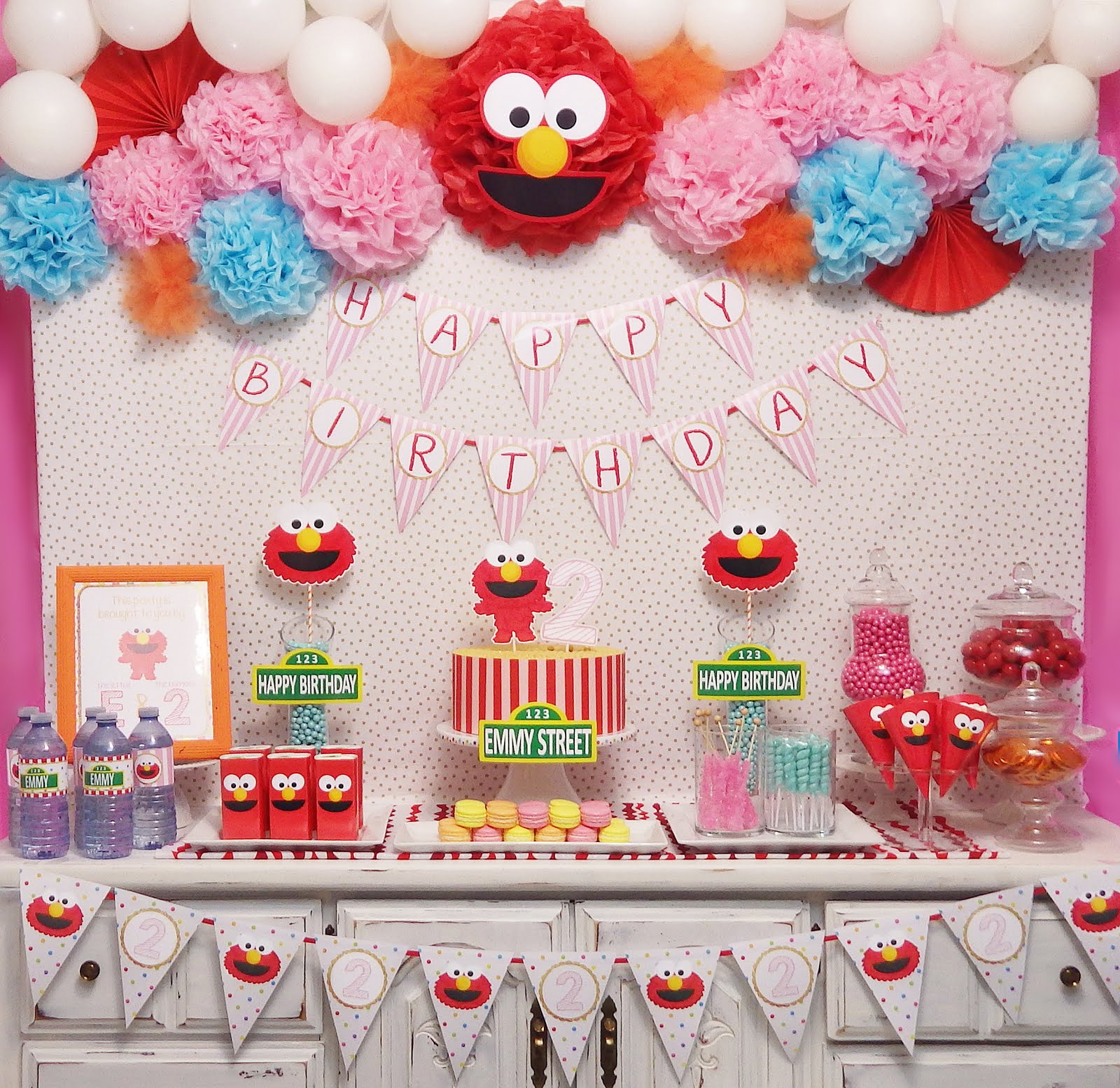 PINK ELMO PARTY