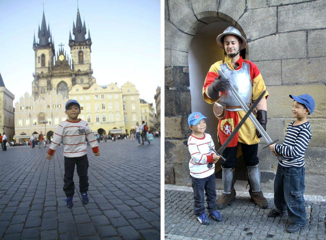 Family City Break in Prague, the City of a Hundred Spires old town