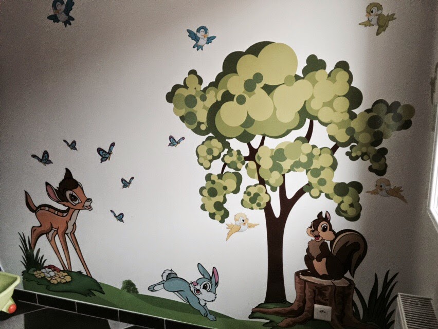 Décoration Salle de jeux fille | Theme Bambi 