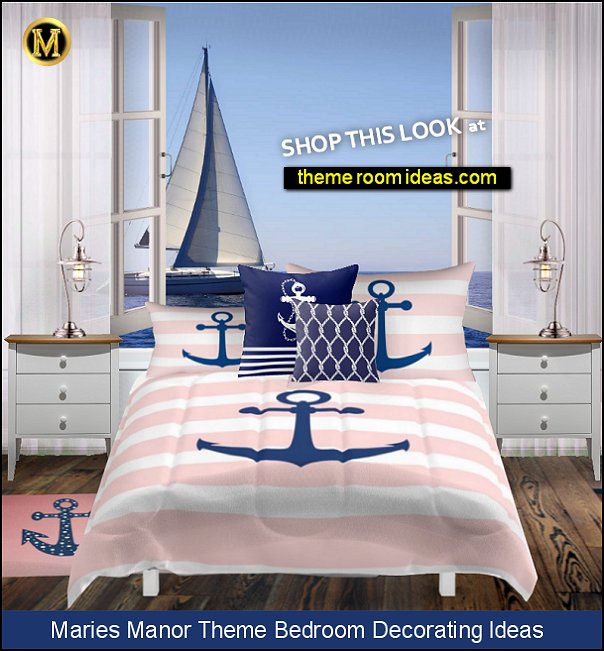 Decorating theme bedrooms Maries Manor nautical bedroom ideas