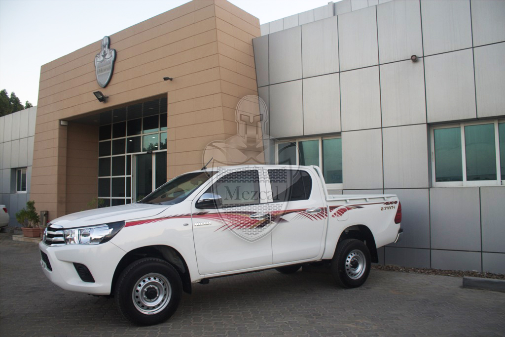 Mezcal Armor Armored Toyota Hilux