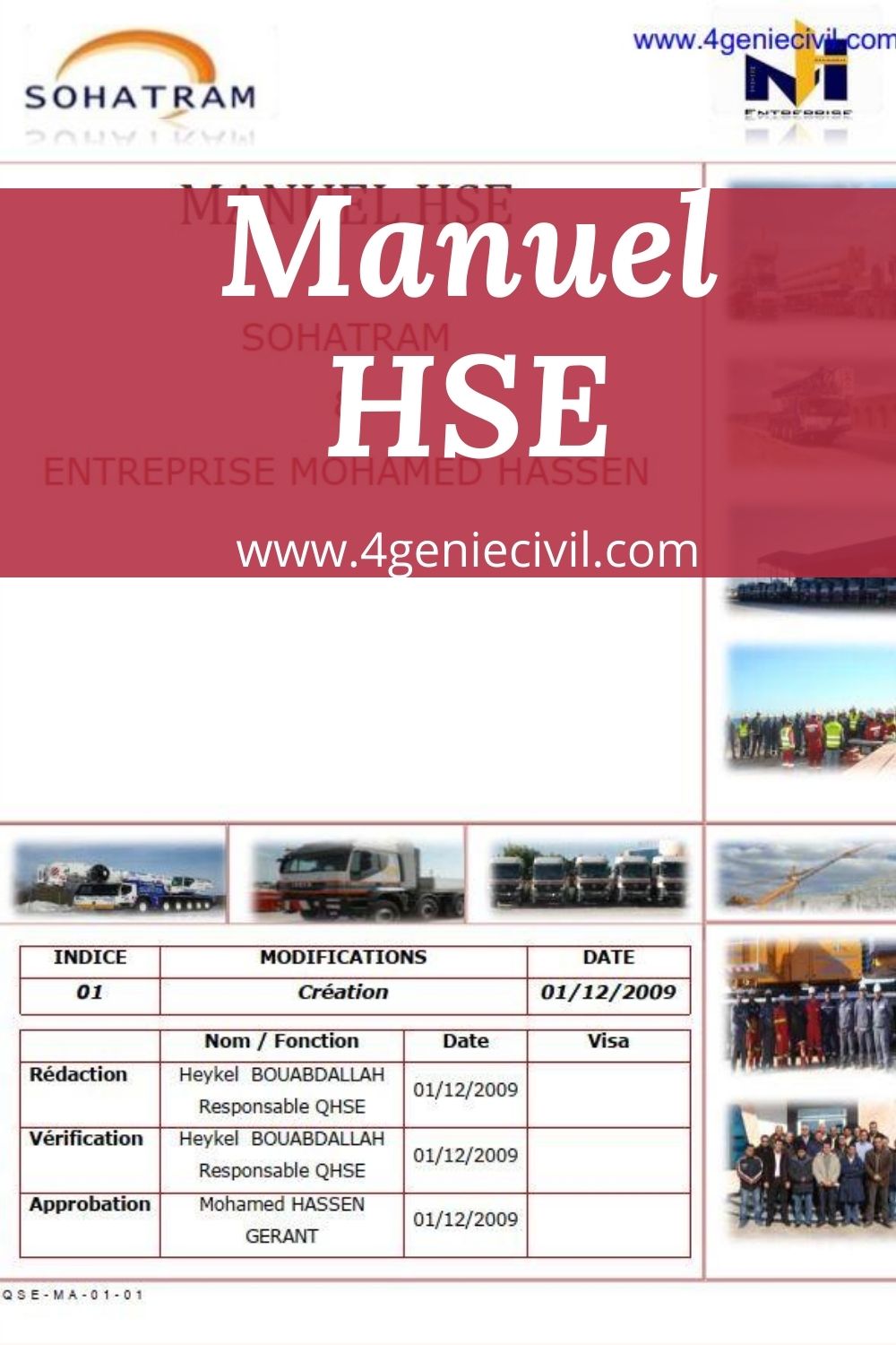 Exemple de manuel HSE