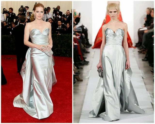 Amy Adams in Oscar De La Renta – 2014 Met Gala