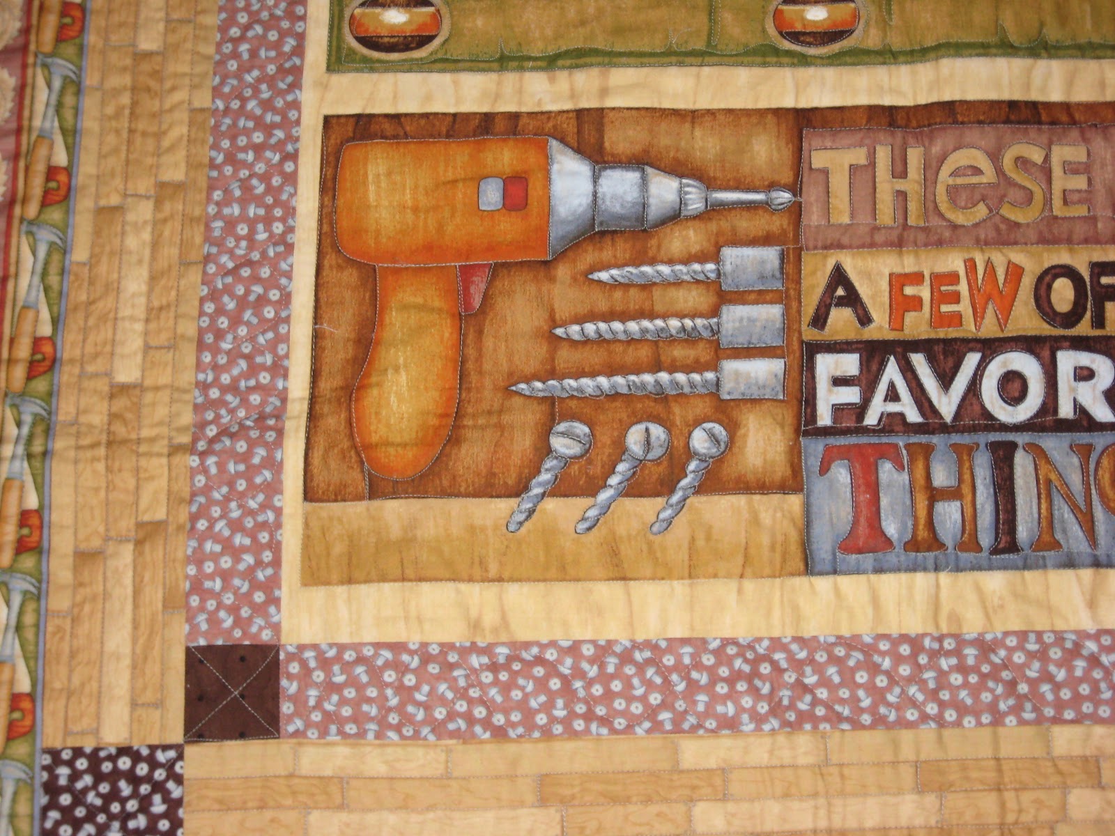 DianeLoves2Quilt Tool Quilt Completed