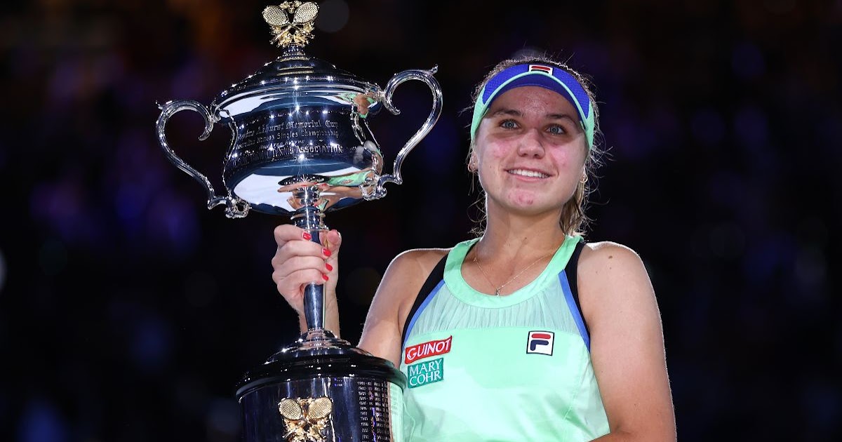 Sonya Kenin is the 2020 Australian Open Singles Champion I Have On