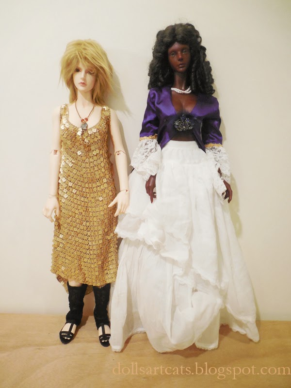 Harace, Vera, Azalea, and Cyan  Doll dress, Bjd dolls girls, Barbie dress