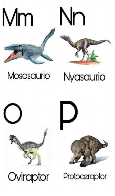 laminas-letras-abecedario-dinosaurios
