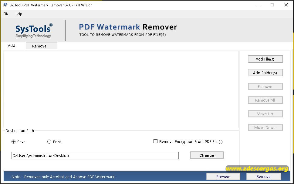 PDF Watermark Remover Full 