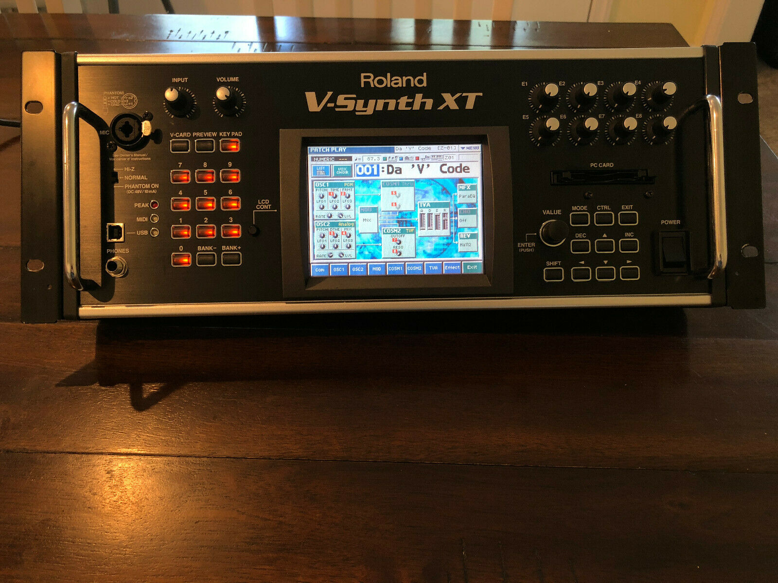 MATRIXSYNTH: Roland VSynth XT Rackmount Synthesizer w VC-1 D50