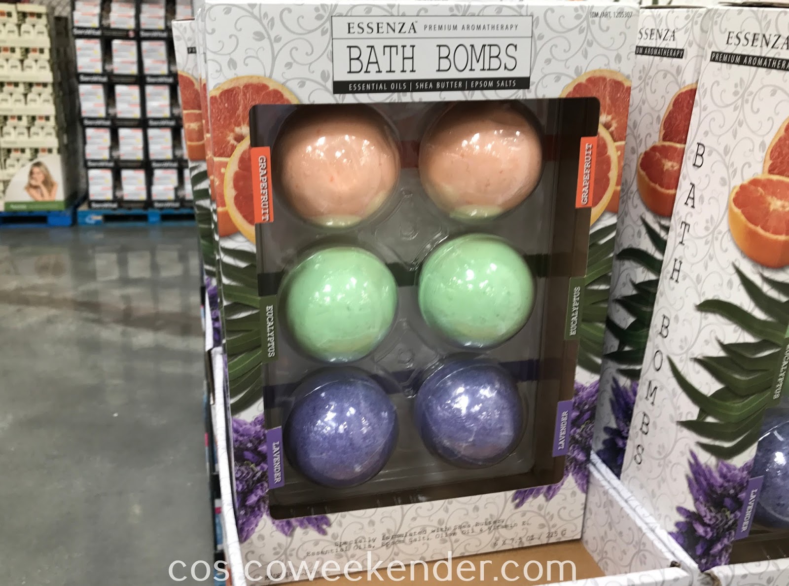 Essenza Bath Bombs (set of 6) Costco Weekender