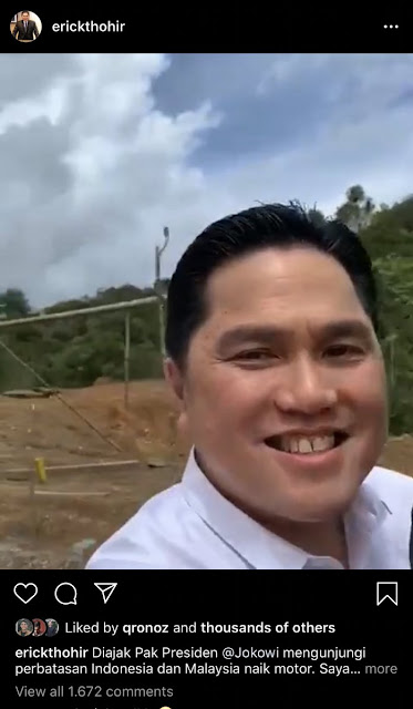 Postingan Menteri Erick Thohir yang Seharusnya Segera Dihapus Postingan Menteri Erick Thohir yang Seharusnya Segera Dihapus