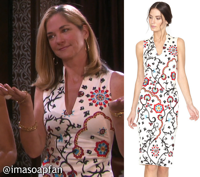 Eve Donovan's Embroidered White Dress - Days of Our Lives, Season 51, Episode 09/08/16