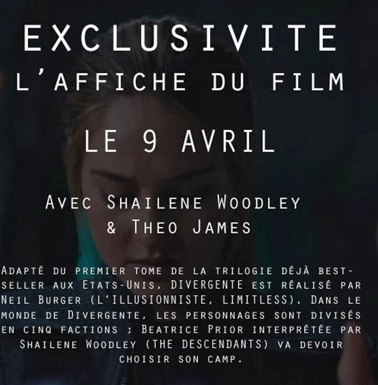 Divergente 4 Film Complet En Francais CINÉMA / CINEMA / MOVIE THEATER: Affiche DIVERGENTE Exclusivité - CP SND