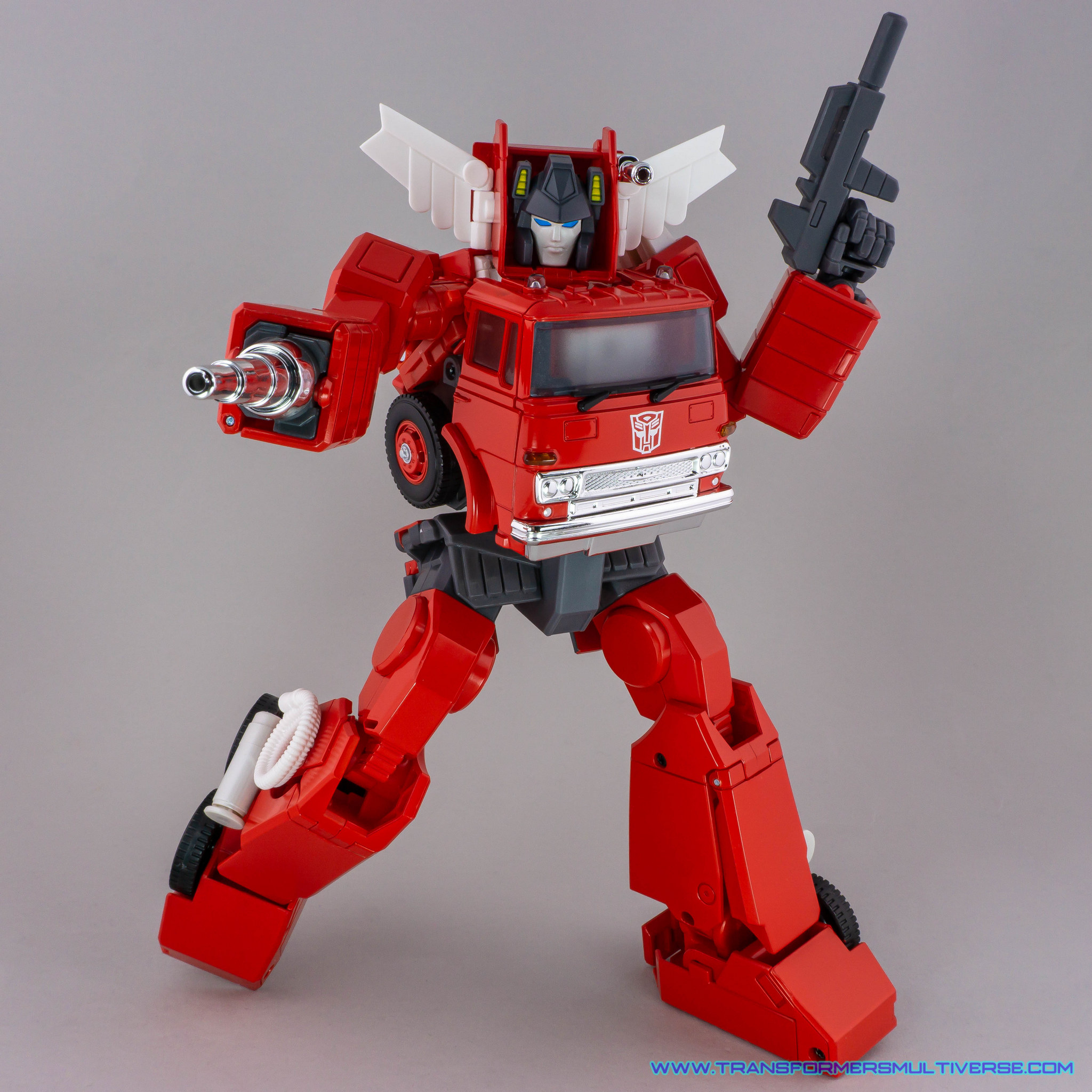 Transformers Masterpiece Inferno robot mode posed