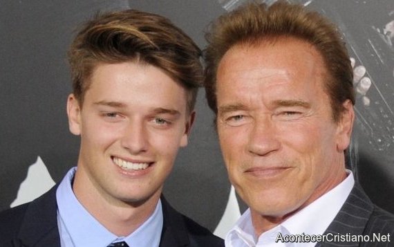 Patrick y Arnold Schwarzenegger 