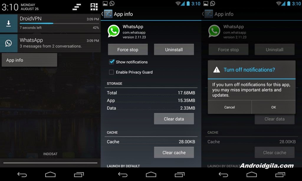 2 Langkah Mudah Menonaktifkan notifikasi Aplikasi di Android