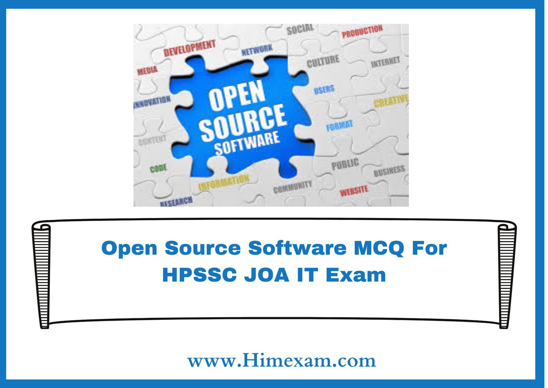 Open Source Software MCQ For HPSSC JOA IT(Post Code -903) Exam